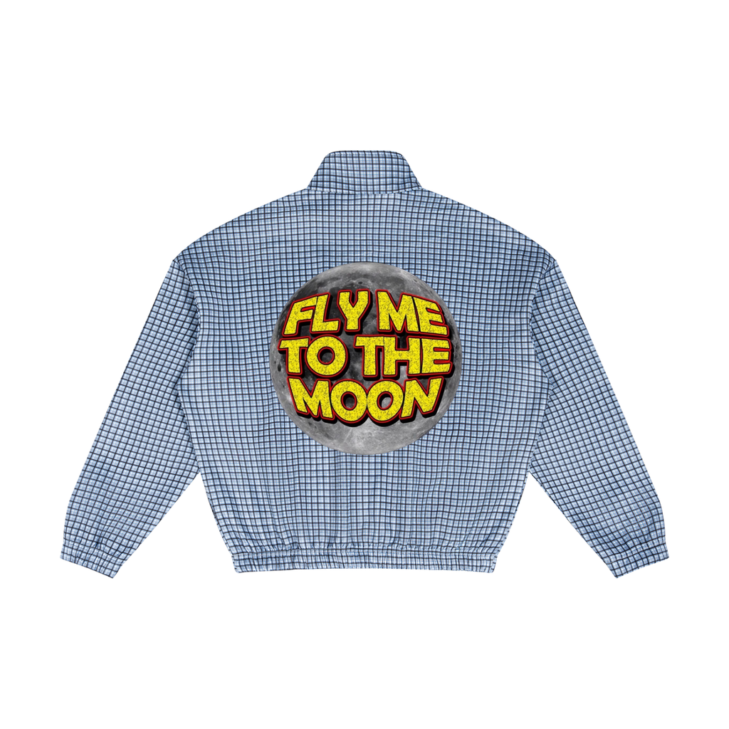 Plaid Quarter-Zip Sweatshirt ODMPOD