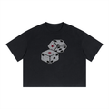 Unisex Boxy Drop Shoulder Crop T-Shirt ODMPOD