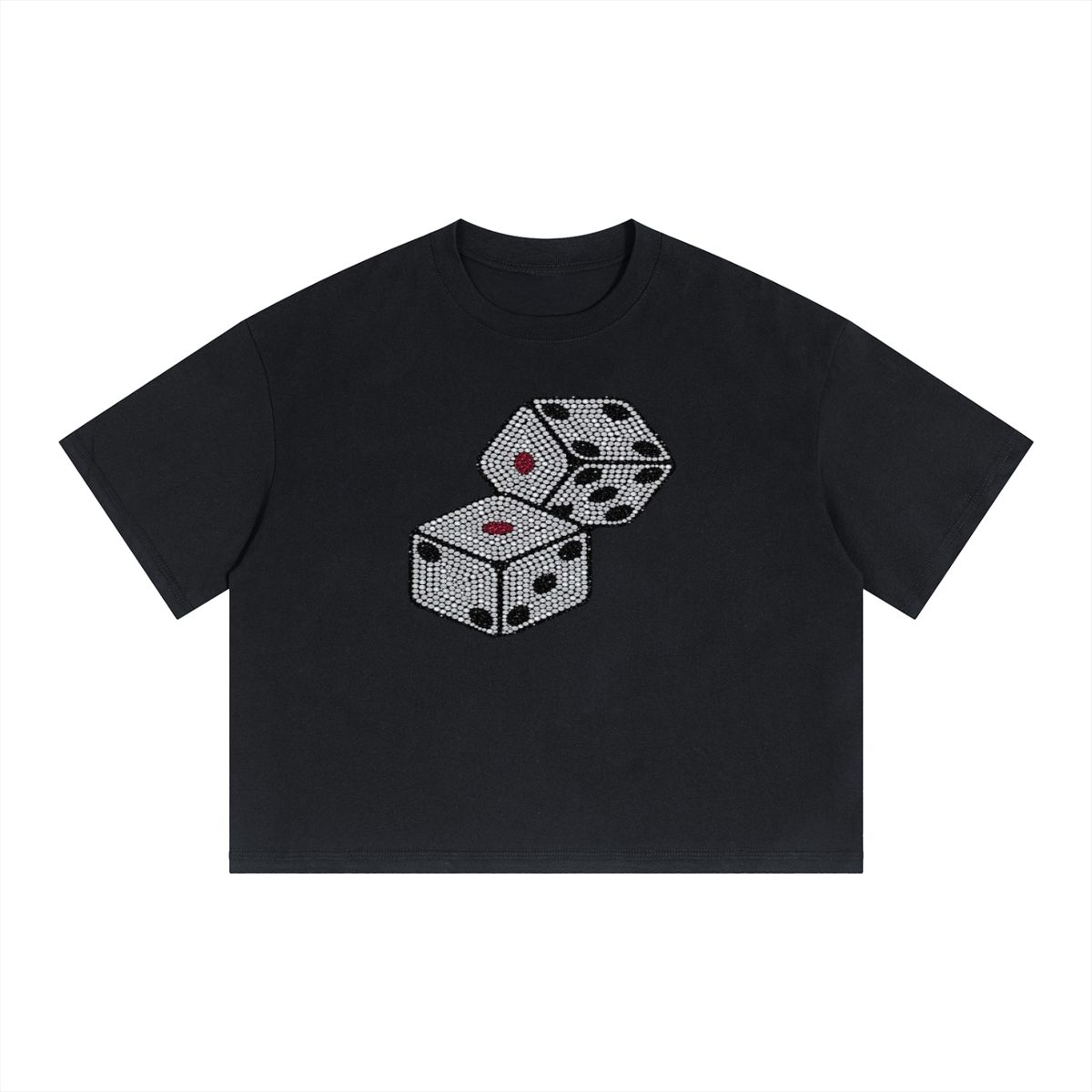 Unisex Boxy Drop Shoulder Crop T-Shirt ODMPOD