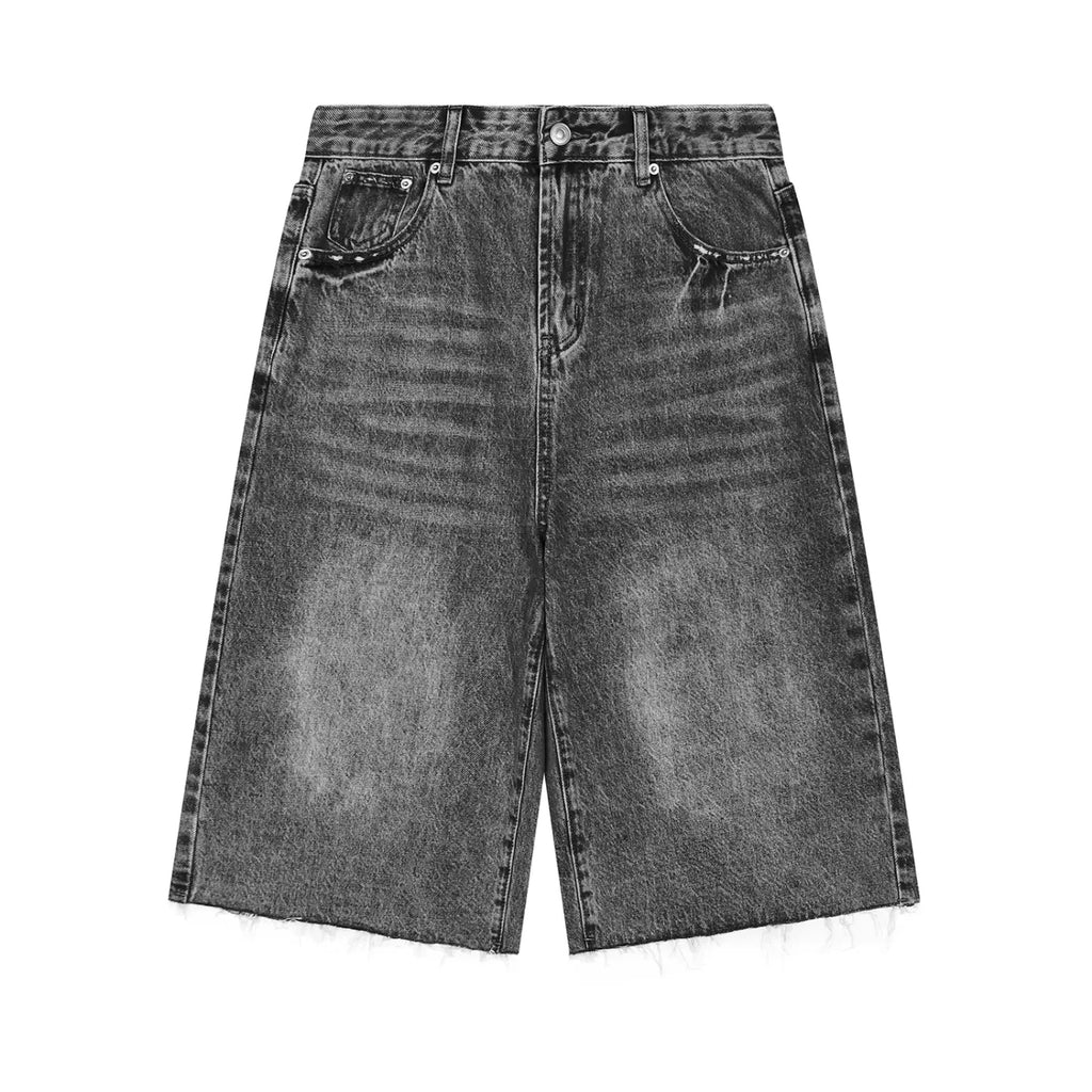 Vintage Wide Leg Denim Shorts ODMPOD