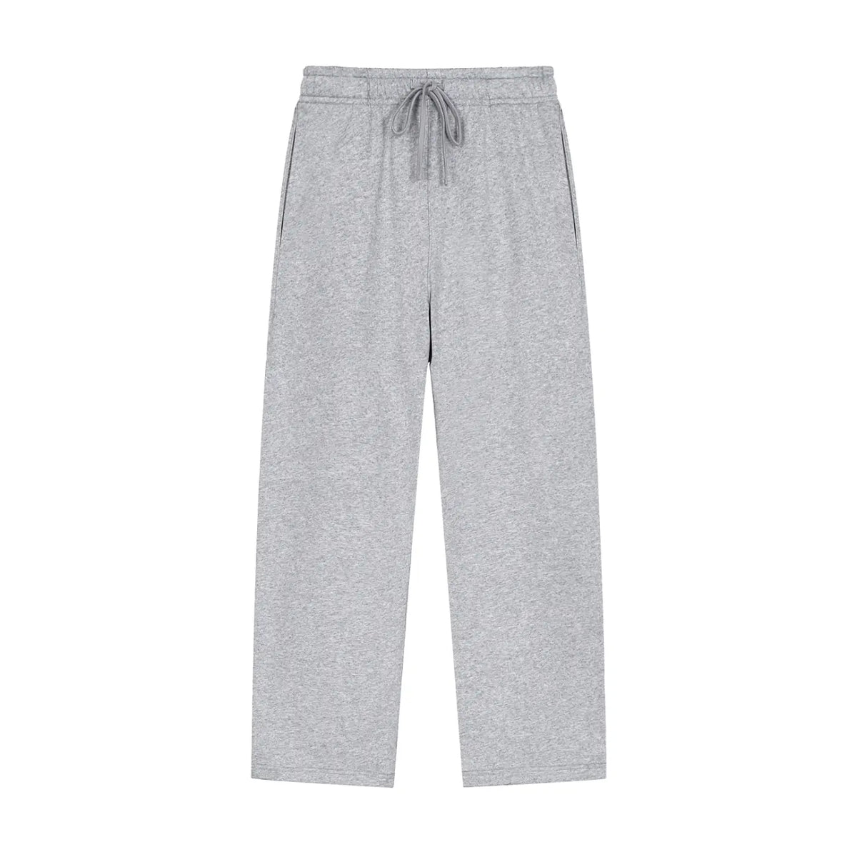 Solid Color Straight-Leg Sweatpants ODMPOD