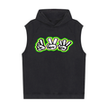 Snow Washed Sleeveless Hoodie ODMPOD