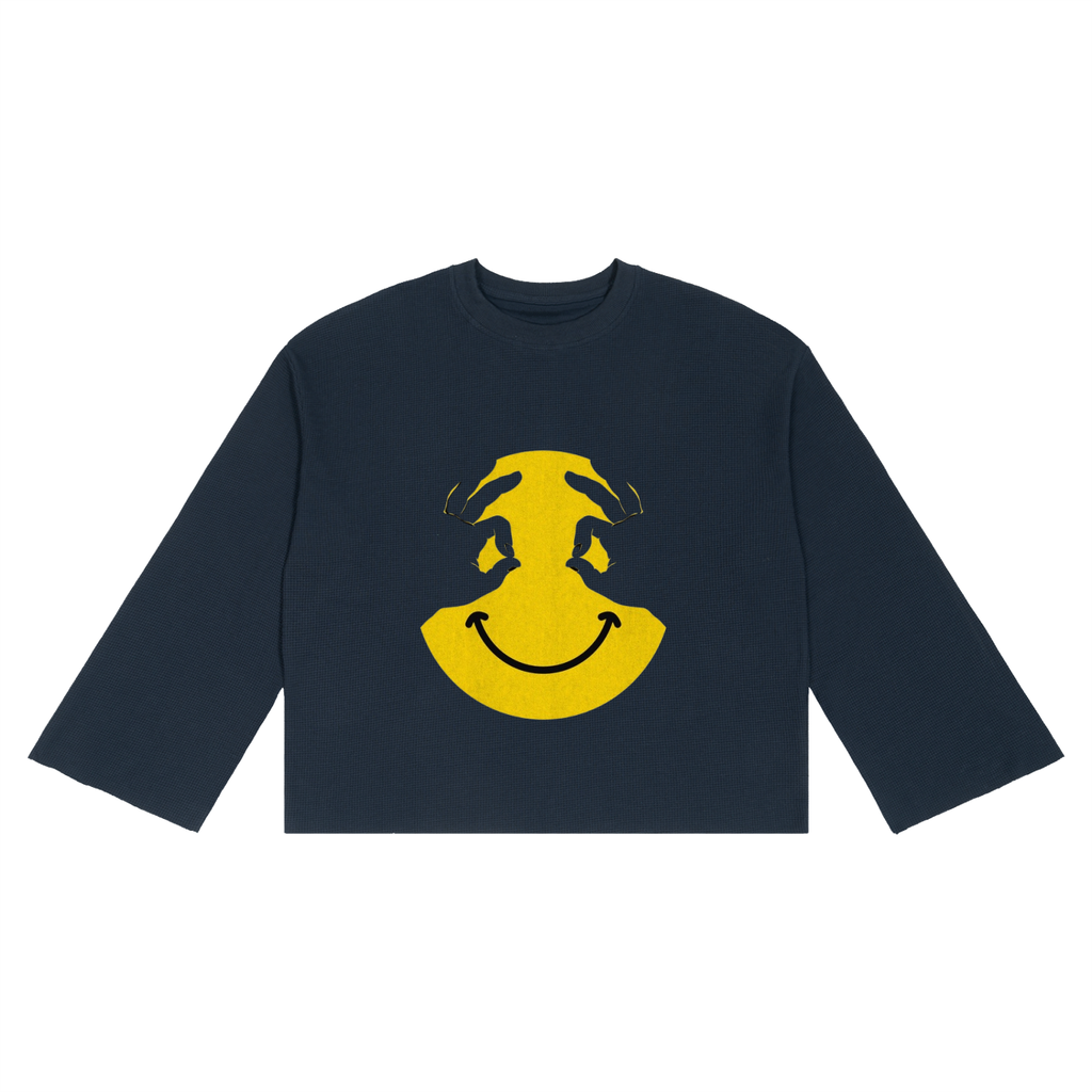 Waffle Raw Edge T-Shirt ODMPOD