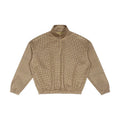 Unisex Plaid Quarter-Zip Sweatshirt ODMPOD