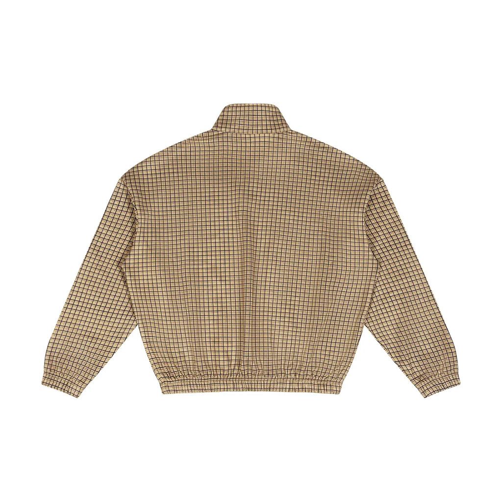 Unisex Plaid Quarter-Zip Sweatshirt ODMPOD