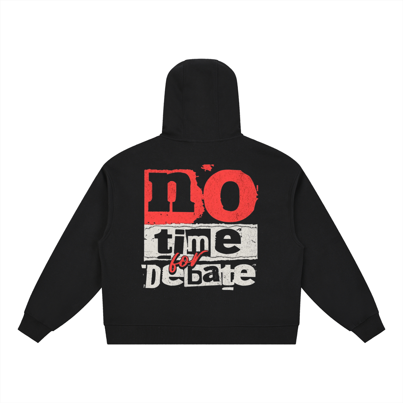 Boxy Button Placket Hoodie ODMPOD