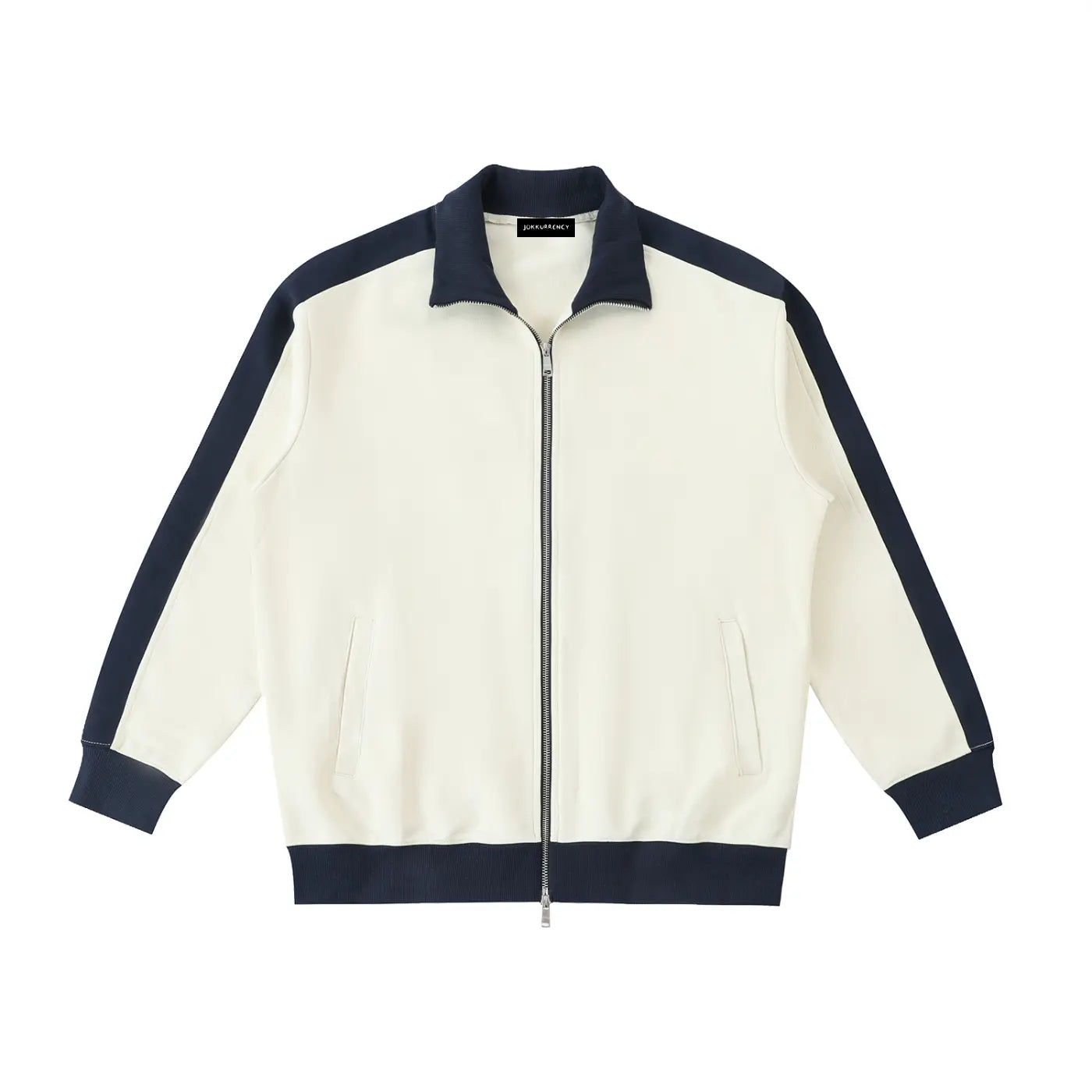 Contrast Trim Stand Collar Jacket ODMPOD