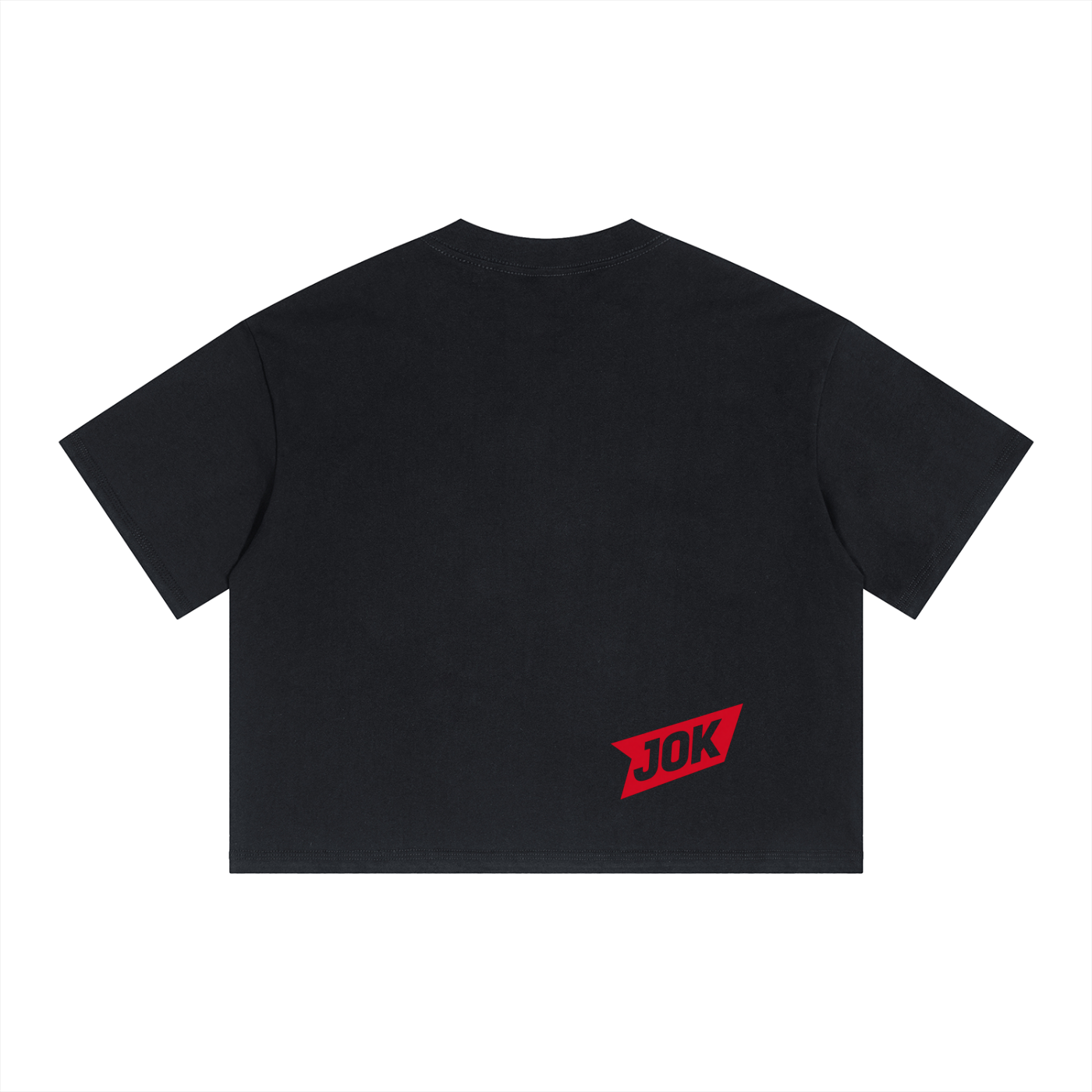 Unisex Boxy Drop Shoulder Crop T-Shirt ODMPOD
