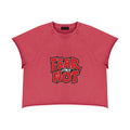 Vintage Wash Raw Edge Boxy T-Shirt ODMPOD