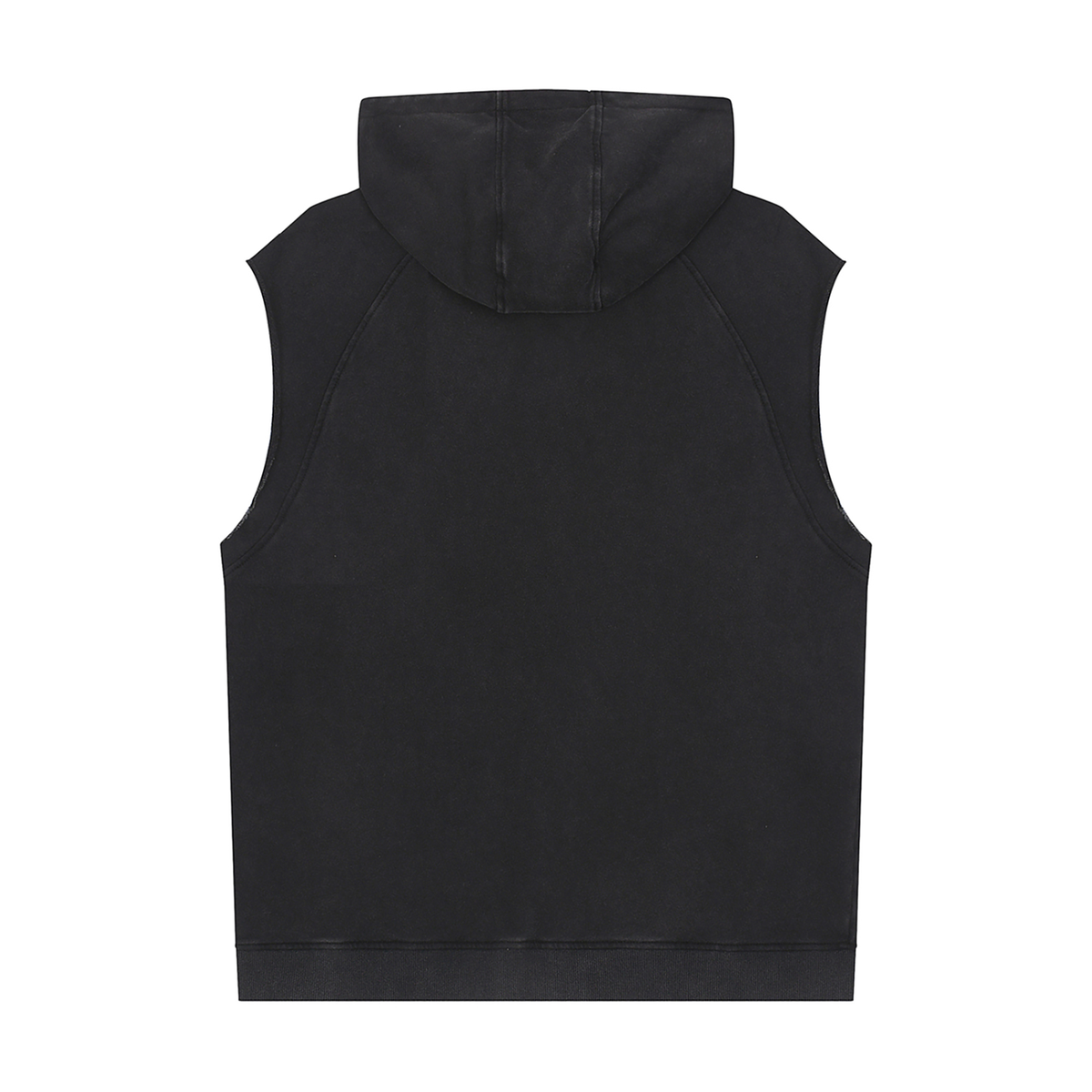 Snow Washed Sleeveless Hoodie ODMPOD
