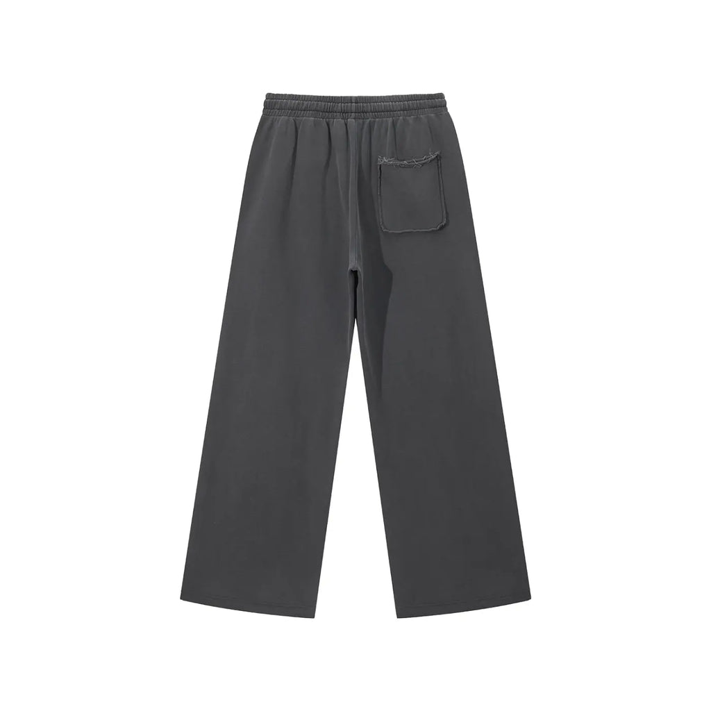 Snow Washed Raw Edge Sweatpants ODMPOD