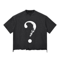 Snow Wash Raw-Hem Boxy T-shirt ODMPOD