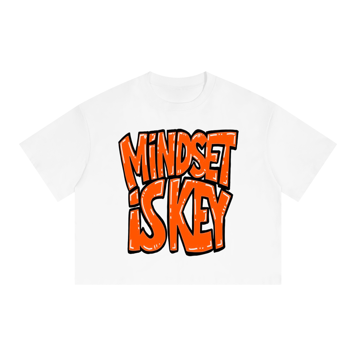 Drop Shoulder Crop T-Shirt ODMPOD