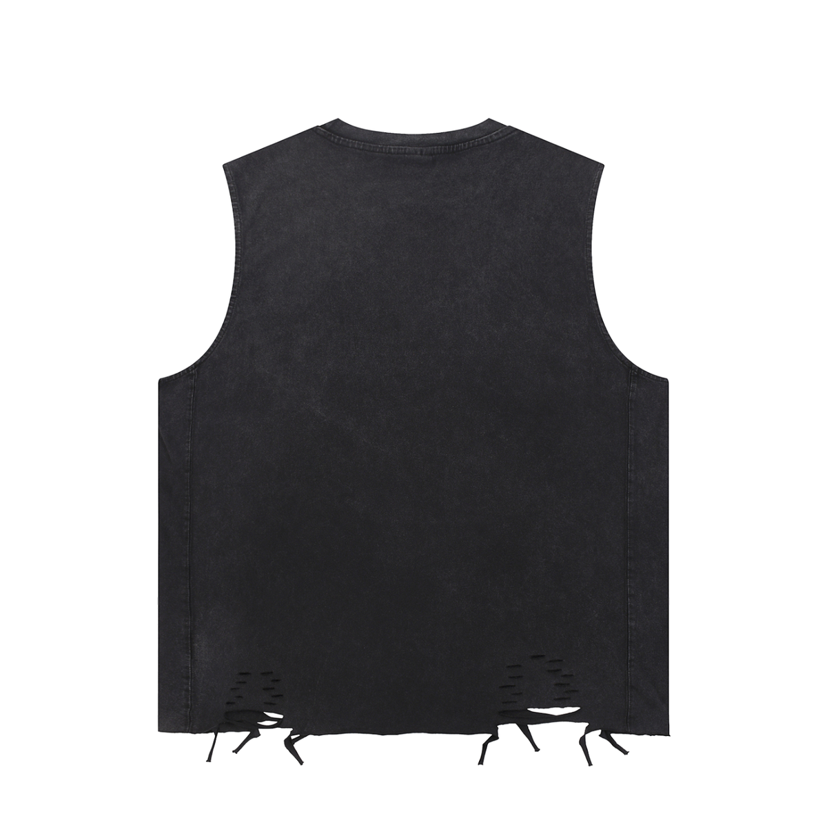 Snow Washed Raw-Hem Tank Top ODMPOD