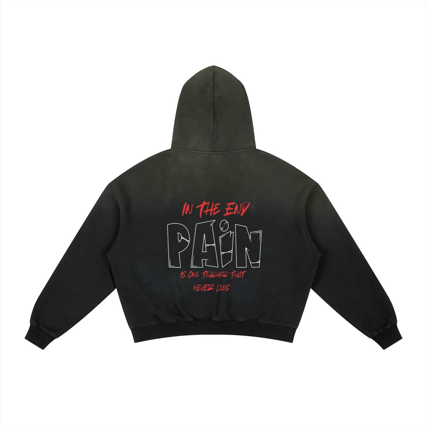 Frayed Sunfade Boxy Fleece Hoodie ODMPOD