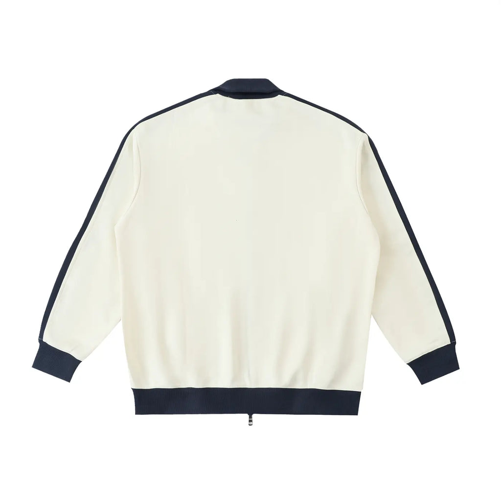 Contrast Trim Stand Collar Jacket ODMPOD