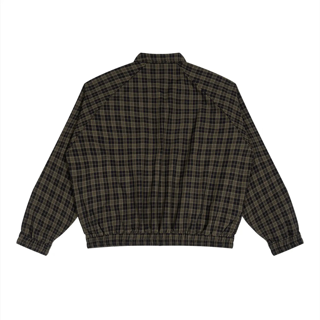 Plaid Full-Zip Track Jacket ODMPOD