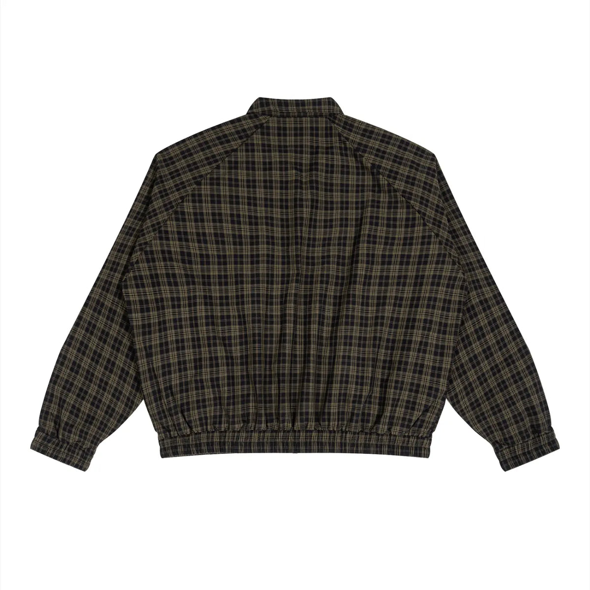 Plaid Full-Zip Track Jacket ODMPOD