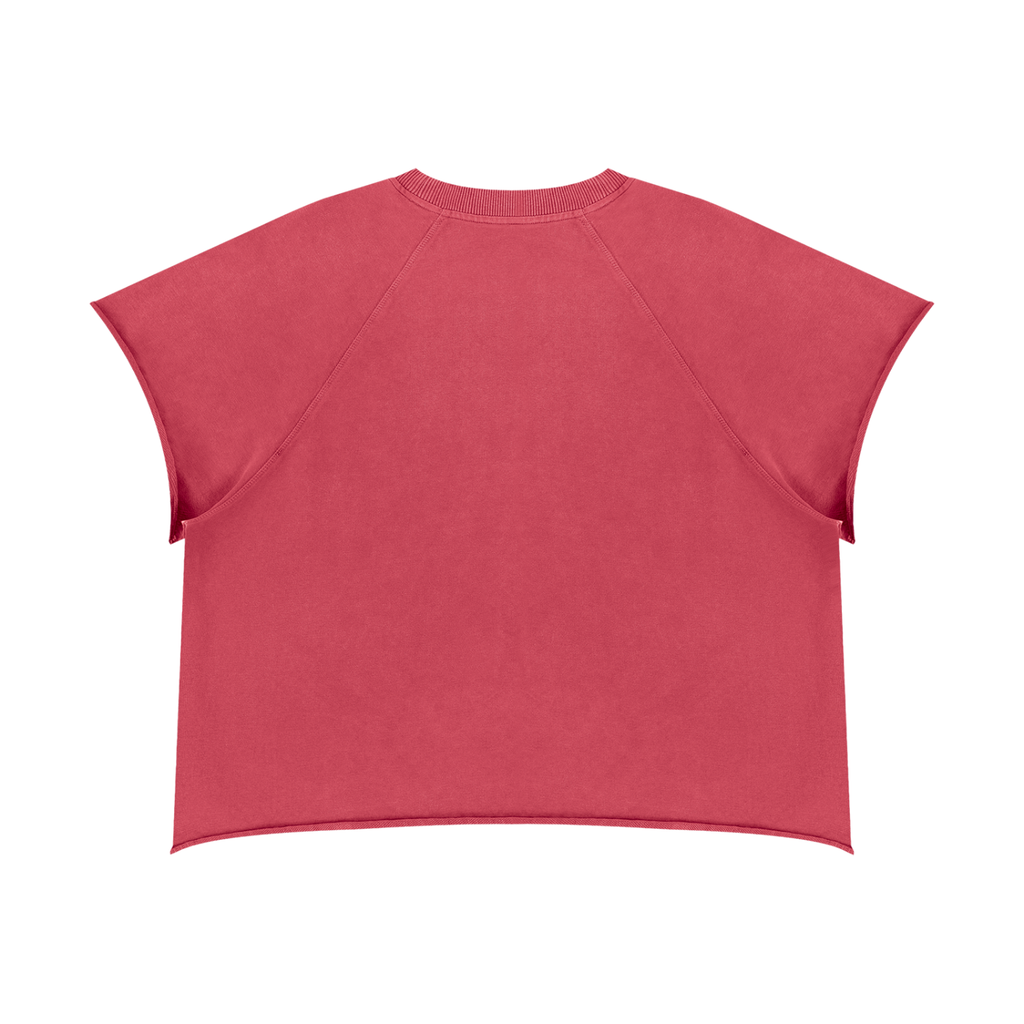 Vintage Wash Raw Edge Boxy T-Shirt ODMPOD