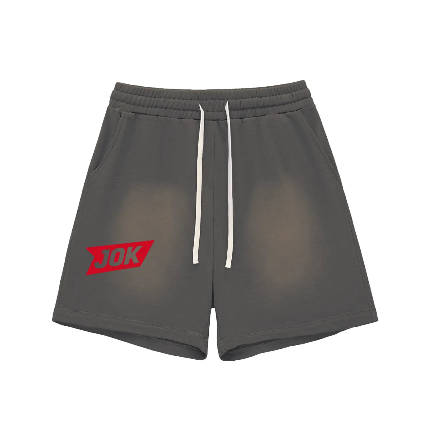 Sun Fade Raw Edge Cotton Shorts ODMPOD