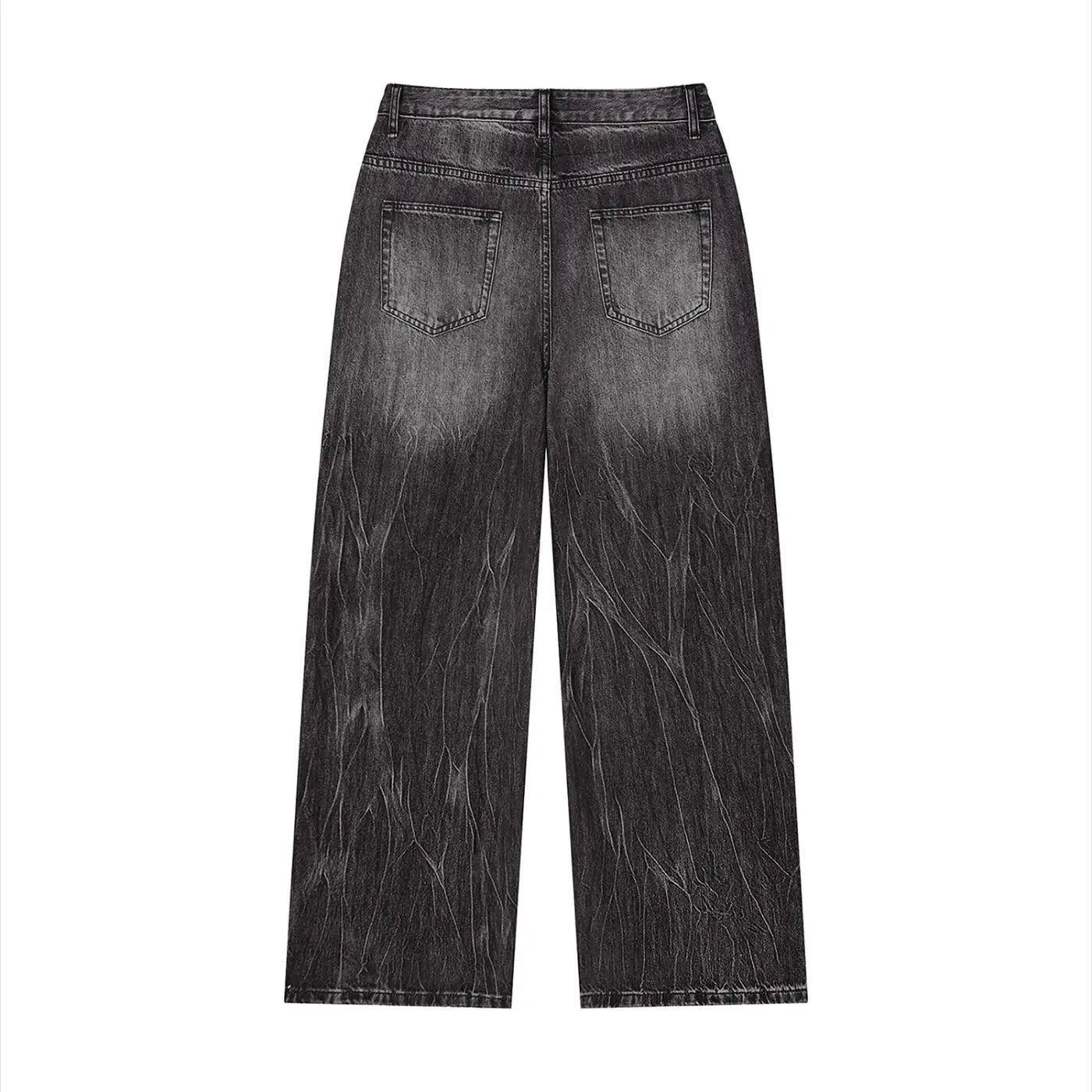 Vintage Wash Wide Leg Jeans ODMPOD