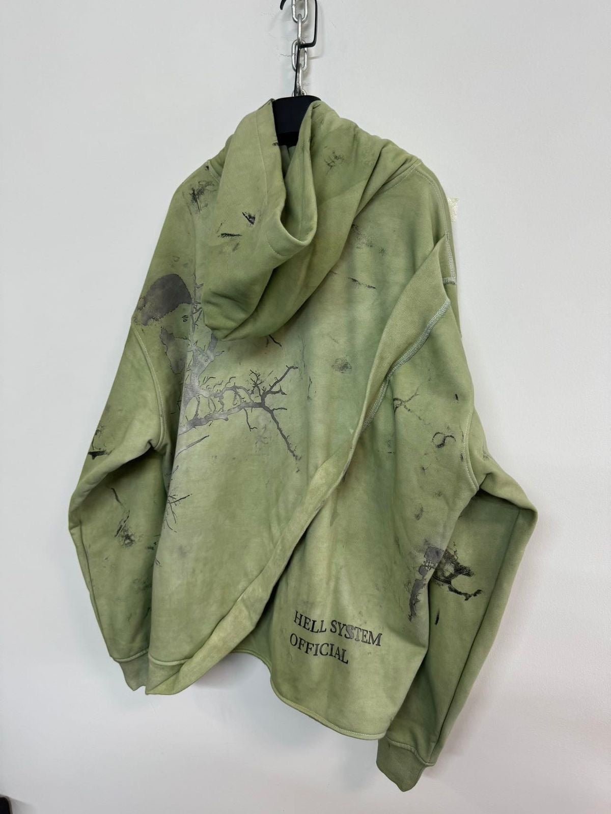 Hell System Hand-Dyed Zip-Up Hoodie - 🅹🅾️🅺🅺🆄🆁🆁🅴🅽🅲🆈